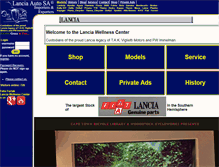 Tablet Screenshot of lancia-parts.com